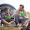 Wakeman Collapsible Bowls with Lids - BPA Free Silicone Food Bowl for Camping by Outdoors 2 Pack HW4700028 - alternate 2